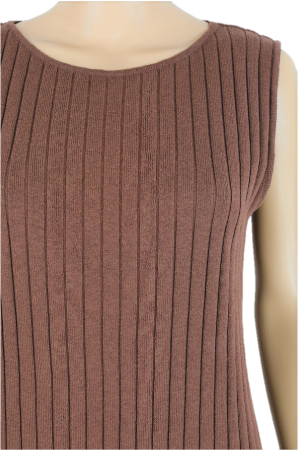 Rochie caramel cafe din in-bumbac